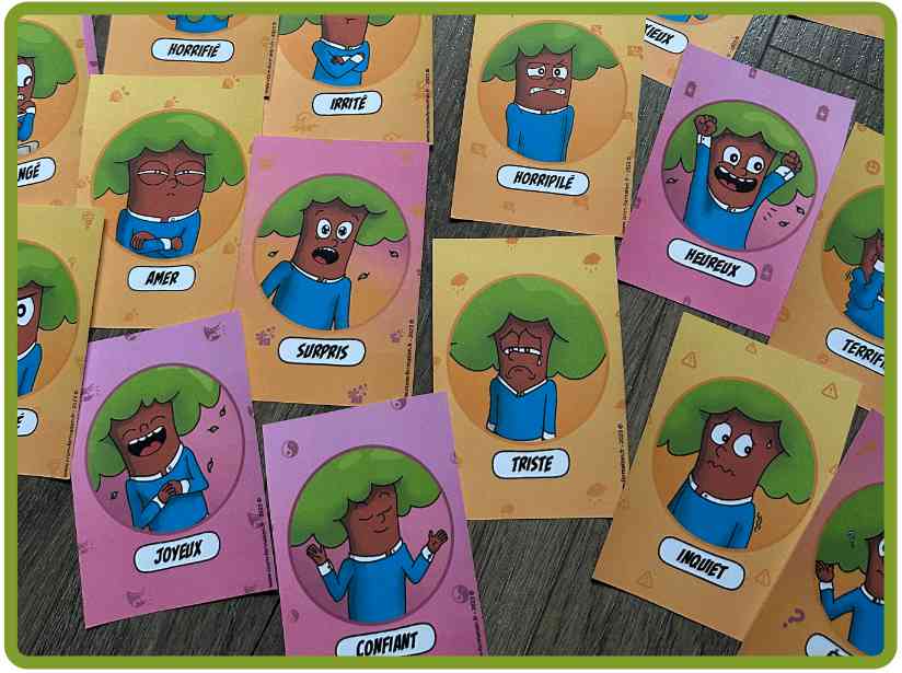 Jeu de cartes des émotions